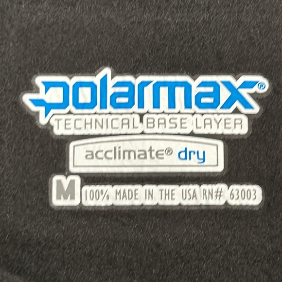 PolarMax 4.0 QUATTRO FLEECE BASELAYER CREW- Black - Picture 4 of 14